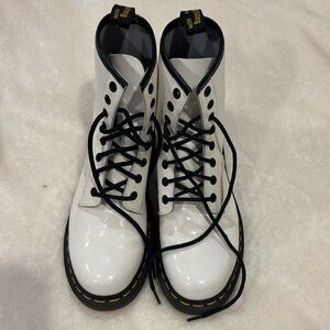 Size 8 White Doc Martens